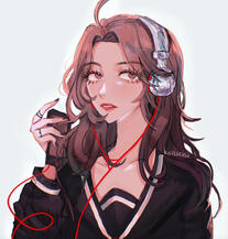 Bust up female sample